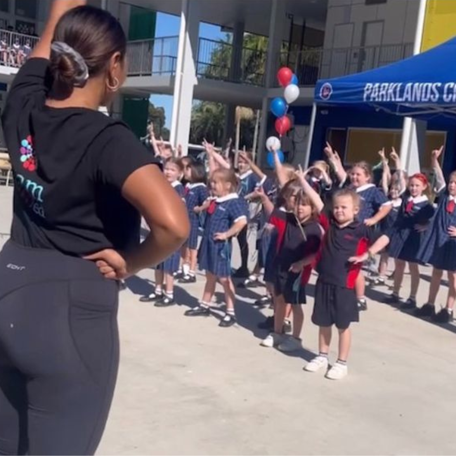 RED instructor runs an outdoor First Nations Lens session at Parklands Christian School in Queensland